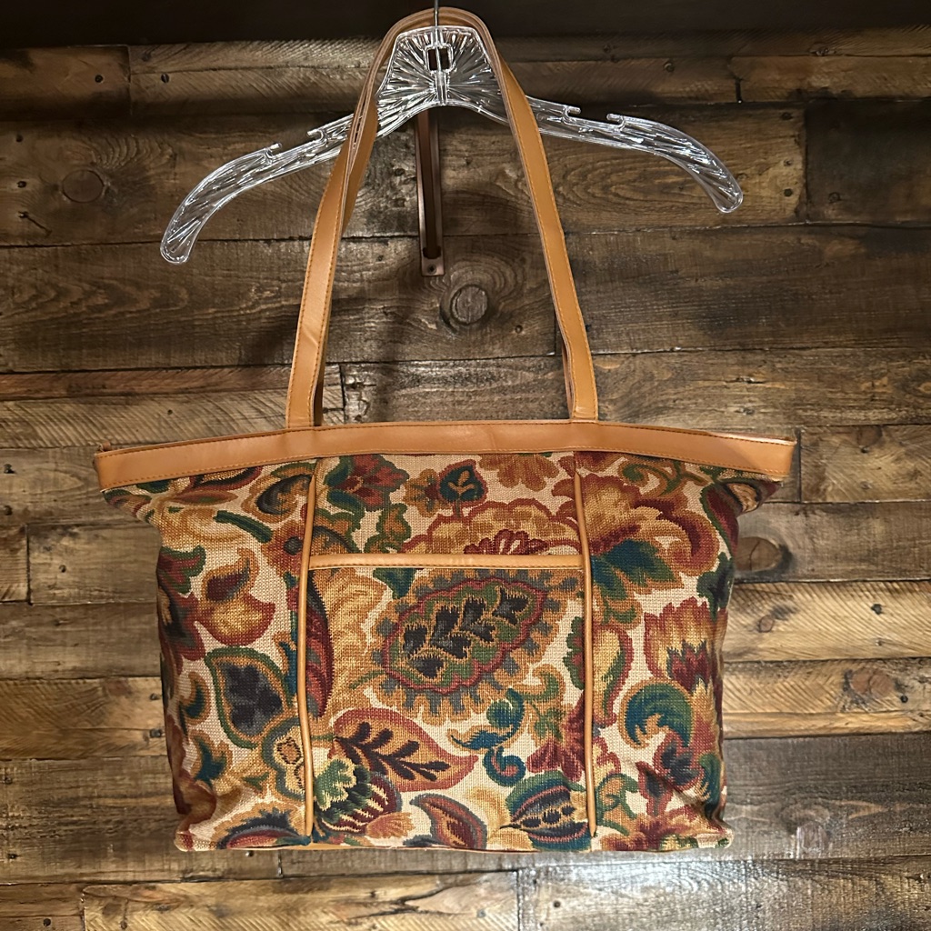 Vintage Tapestry Tote Bag